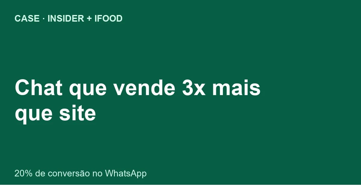 Quadro ilustrado da conversão de vendas por chatbot no WhatsApp