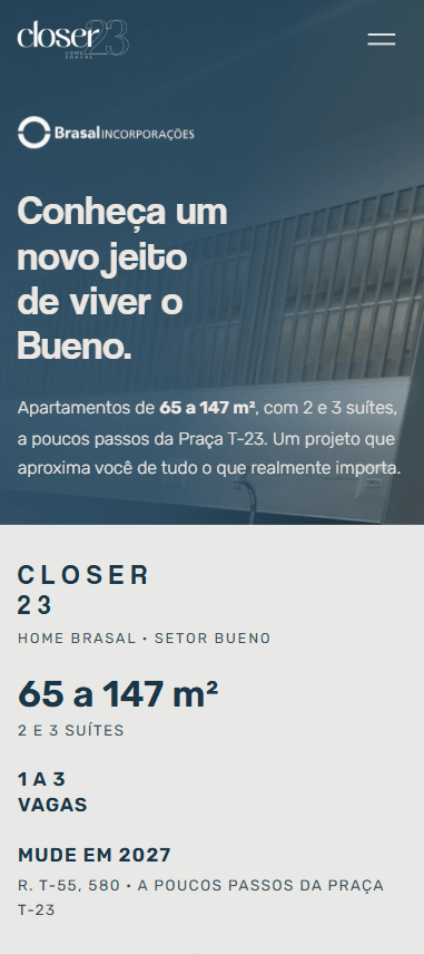 Captura real de Closer 23 no celular